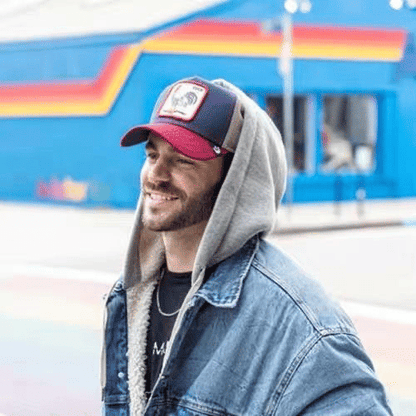 Men's Breathable Mesh Trucker Baseball Cap - Adjustable Snapback for Outdoor Sports