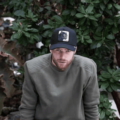 Men's Breathable Mesh Trucker Baseball Cap - Adjustable Snapback for Outdoor Sports