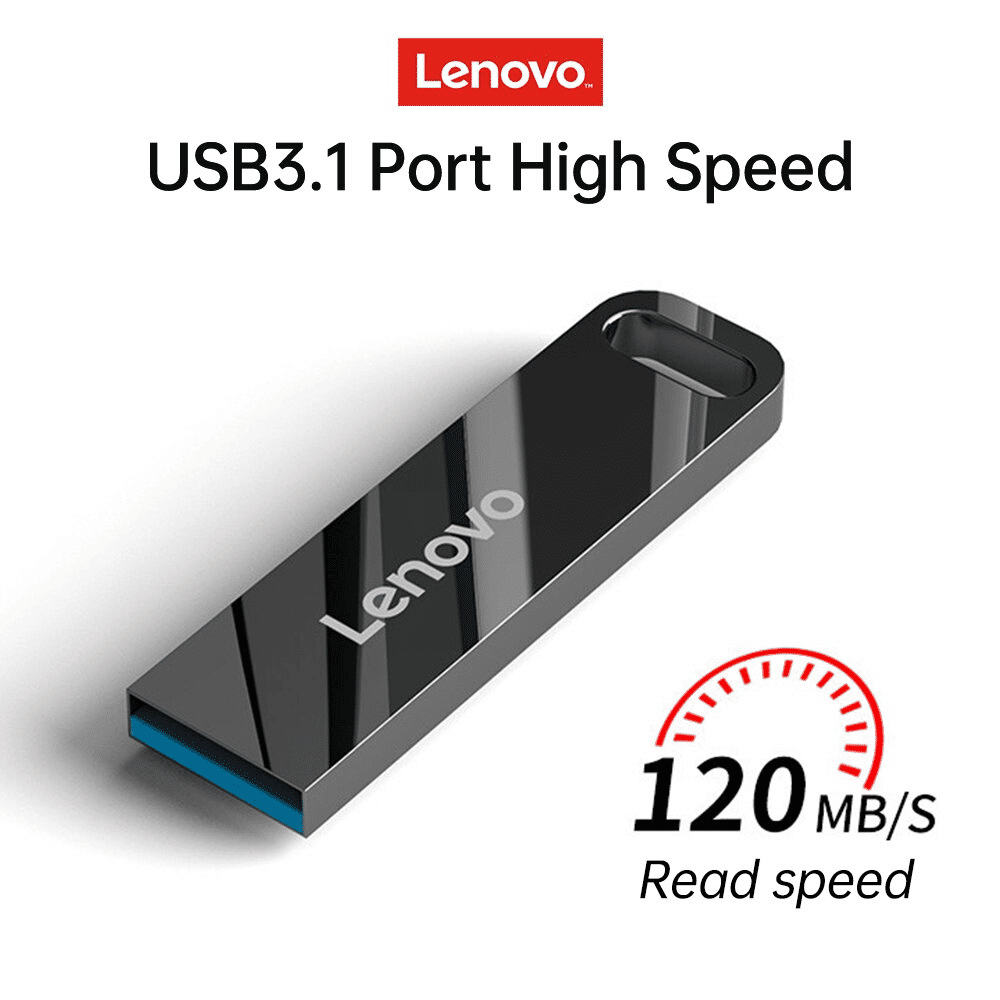 Lenovo SX1 USB Flash Drive 8GB–128GB USB3.1 High-Speed