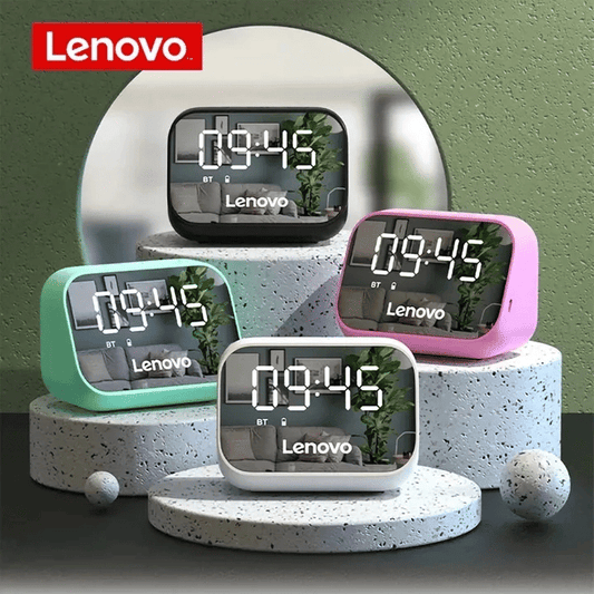 Lenovo ThinkPlus TS13 Portable Wireless Bluetooth Speaker, LED Digital Alarm Clock