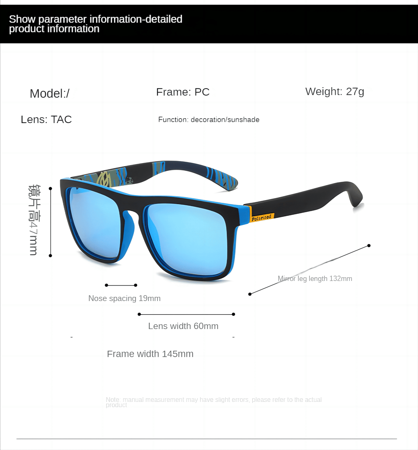 Men's Yellow Lens Anti-Glare Night Driving UV400 Sunglasses Goggles