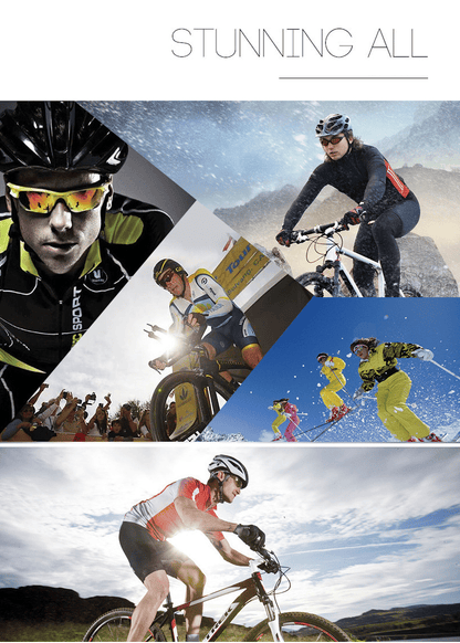 Men's Yellow Lens Anti-Glare Night Driving UV400 Sunglasses Goggles