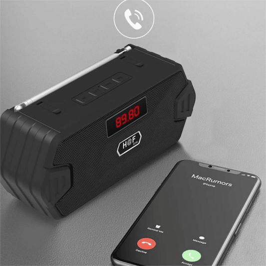 Versatile Portable Bluetooth Speaker: FM Radio, USB, AUX, TF, MP3