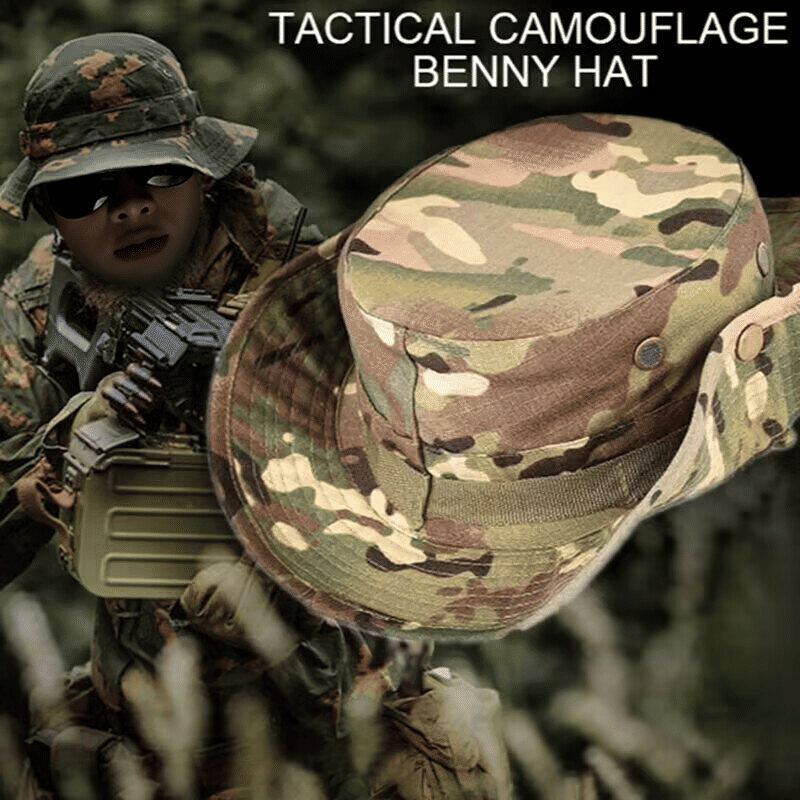Premium Outdoor Camouflage Bucket Hat - Wide Brim Sun Protection Fishing