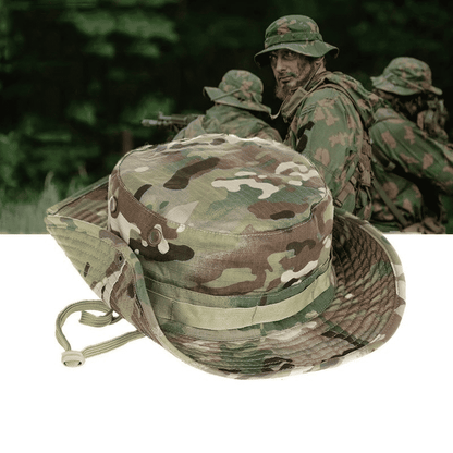 Premium Outdoor Camouflage Bucket Hat - Wide Brim Sun Protection Fishing