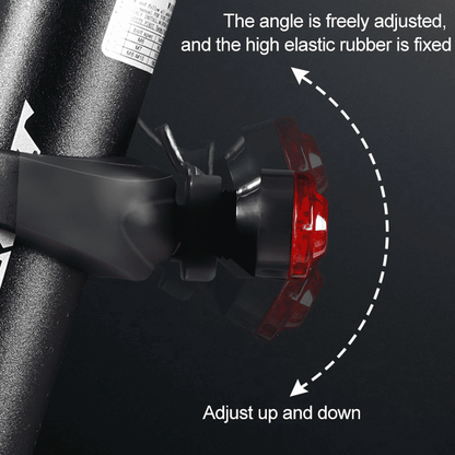 USB Rechargeable Bicycle Headlight Taillight Set - Waterproof LED Cycling Safety Light