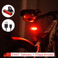 USB Rechargeable Bicycle Headlight Taillight Set - Waterproof LED Cycling Safety Light