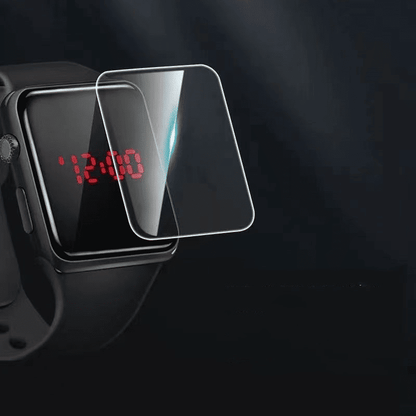 Modern Square LED Digital Sport Watch for Men Women, Luminous Electronic Wristwatch