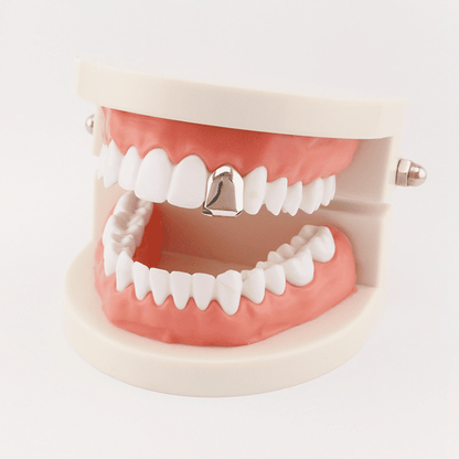 Trendy Hip Hop Rapper Gold Silver Grillz Caps Top Bottom Teeth Jewelry