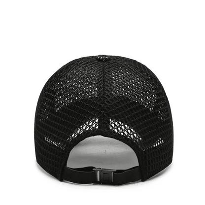 Unisex Outdoor Sun Protection Mesh Baseball Cap - Breathable Fishing & Summer Hat