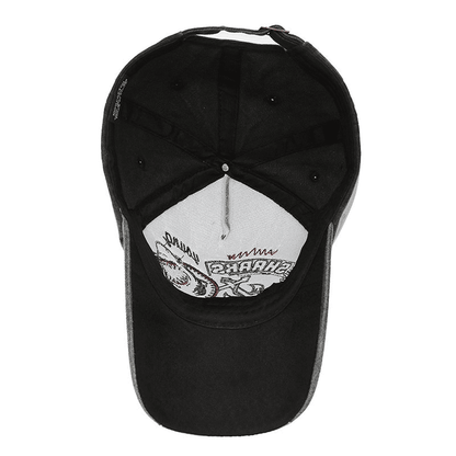 Premium Embroidered Shark Baseball Cap, Cotton Stretch Fit for Men & Women