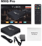 MXQpro RK3229 Android 10.1 4K Smart TV Box with Remote Control