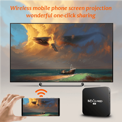 MXQpro RK3229 Android 10.1 4K Smart TV Box with Remote Control