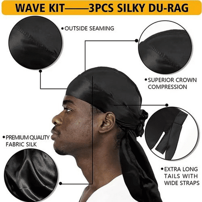 360 Wavy Frizz Control Gel: Strong Hold, Nourishing Scalp Pomade for Men