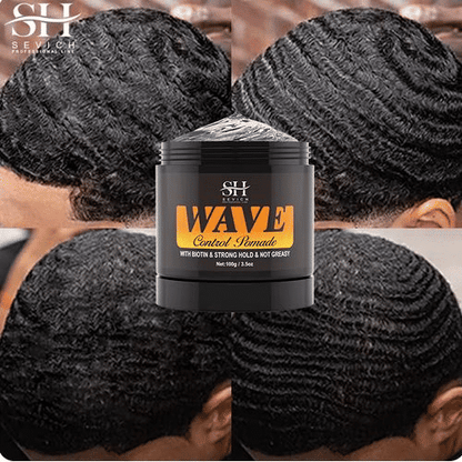 360 Wavy Frizz Control Gel: Strong Hold, Nourishing Scalp Pomade for Men