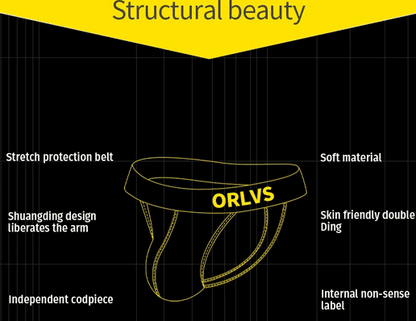 Men's ORLVS Modal Breathable Low-Rise Thong G-String Underwear Sissy Style