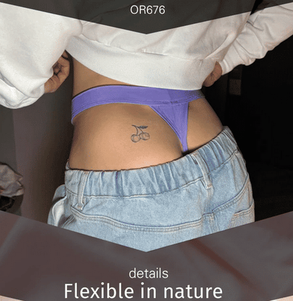 Men's ORLVS Modal Breathable Low-Rise Thong G-String Underwear Sissy Style