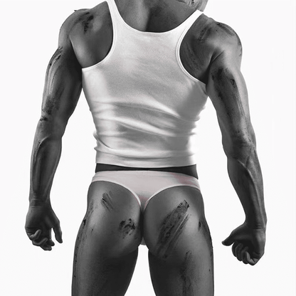 Men's ORLVS Modal Breathable Low-Rise Thong G-String Underwear Sissy Style