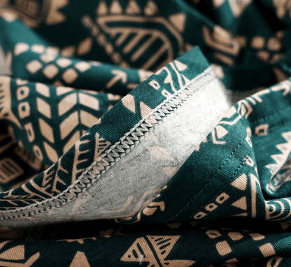 3-Pack Men's Aloha Boxer Shorts: Retro Ethnic Style, Breathable Summer Comfort