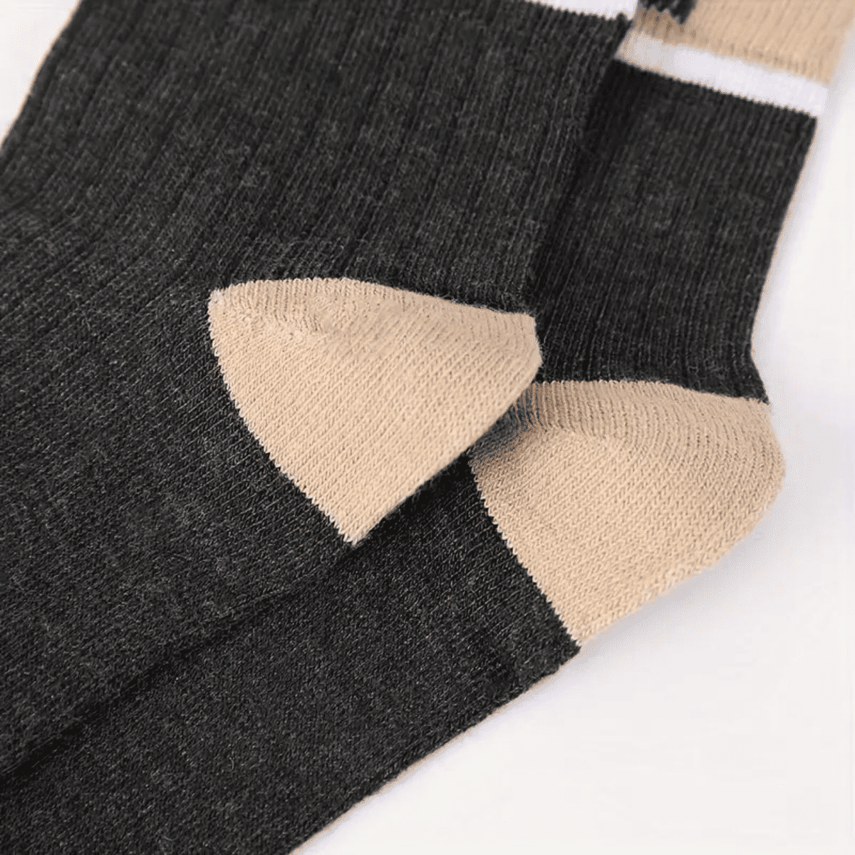 5 Pairs Men's Cotton Blend Medium Sports Socks for Autumn Winter Wear