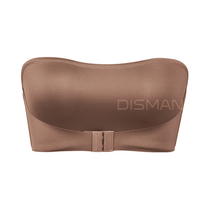Women's Seamless Strapless Front-Button Wireless Tube Bra No Padding Breathable