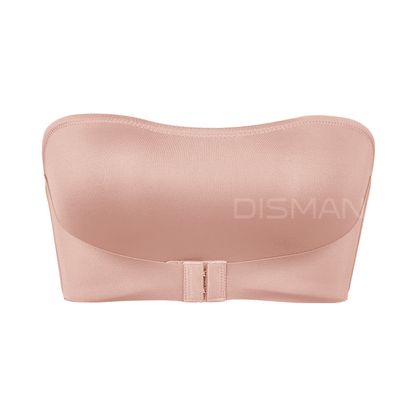 Women's Seamless Strapless Front-Button Wireless Tube Bra No Padding Breathable