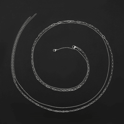 Elegant Double-Layer Gold Tone Bead & Twist Chain Women's Body Waist Jewelry