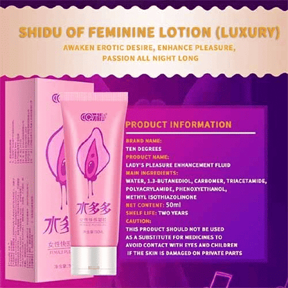 Female Orgasm Enhancer Lubricant Gel: Vaginal Tightening, Pleasure Stimulator, 1.69 fl oz