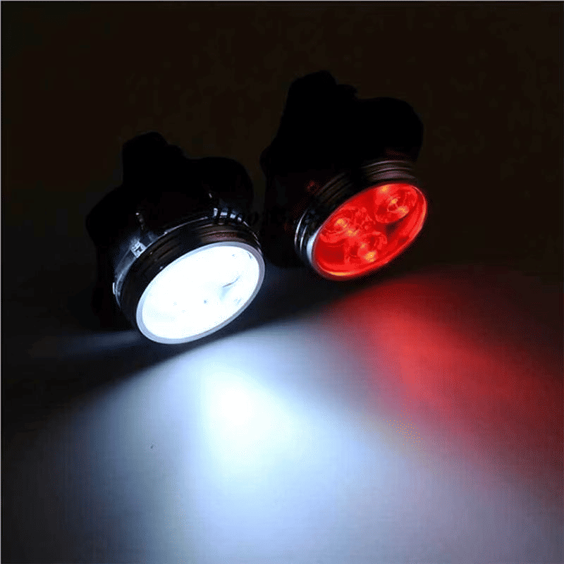 Super Bright USB Rechargeable Waterproof LED Bike Headlight and Taillight Set