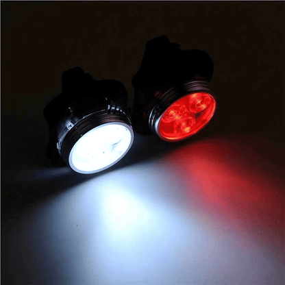 Super Bright USB Rechargeable Waterproof LED Bike Headlight and Taillight Set