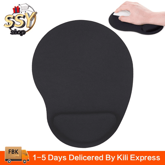 Ergonomic Memory Foam Wrist Rest Mouse Pad for Laptop and Desktop Comfort