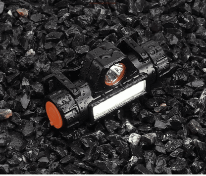 Powerful COB LED USB Rechargeable Headlamp - Super Bright, Magnetic, Waterproof Head Torch