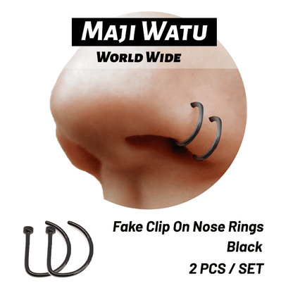 Versatile Fake Clip-On Nose Rings: Tiny Faux Piercing Hoops, No Piercing Required