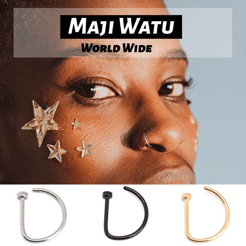 Versatile Fake Clip-On Nose Rings: Tiny Faux Piercing Hoops, No Piercing Required