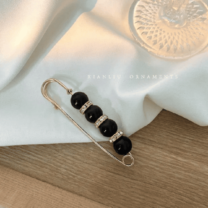 Elegant Imitating Pearl Brooch Pins Set for Waist Reduction & Decor