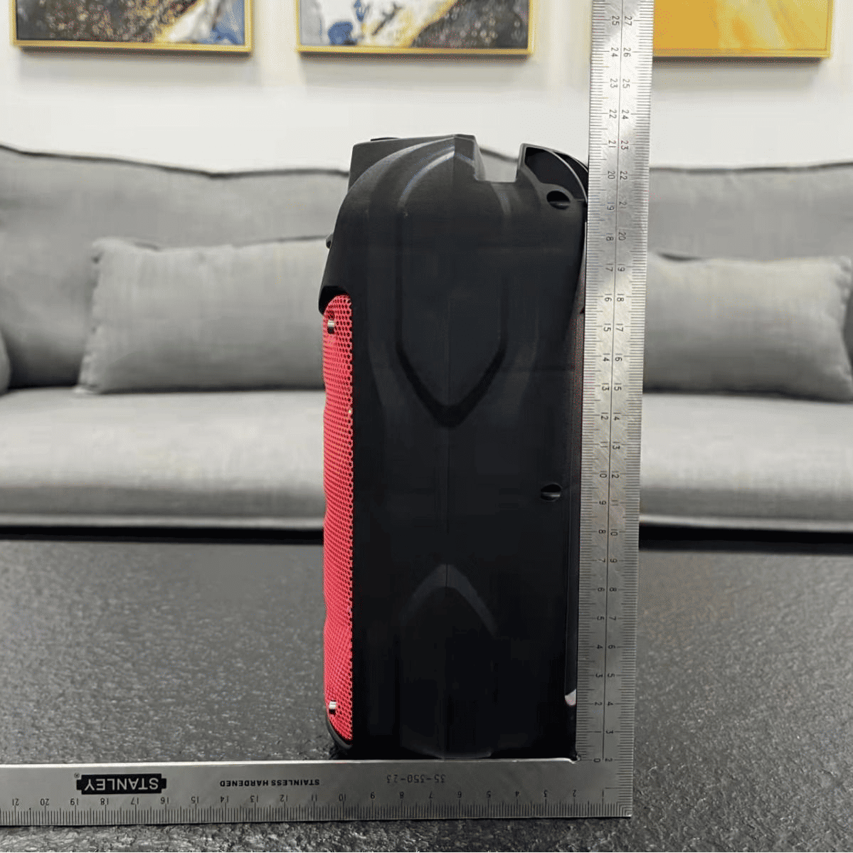 Portable Dual 3-inch Bluetooth Speaker with Dynamic Colorful LED Lights for Parties