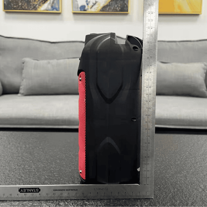 Portable Dual 3-inch Bluetooth Speaker with Dynamic Colorful LED Lights for Parties