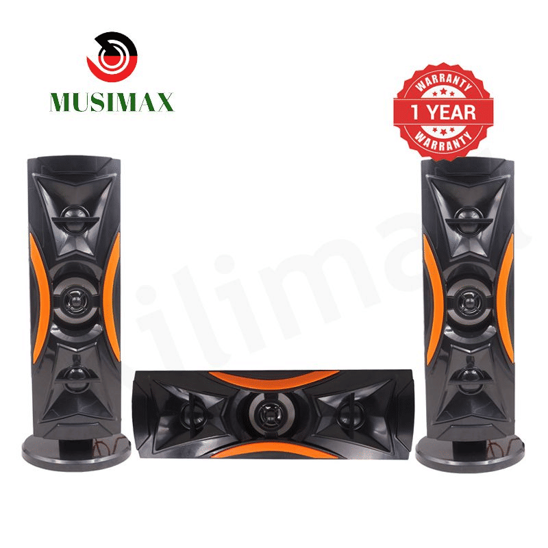MUSIMAX 3.1CH Bluetooth Home Theater System, Woofer, USB/SD/FM, Remote
