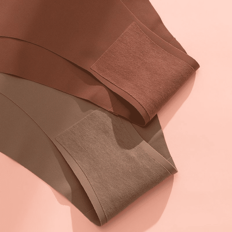 5-Pack Women's Seamless Cheeky Bikini Underwear - Invisible No-Show, V-Waist Hipster