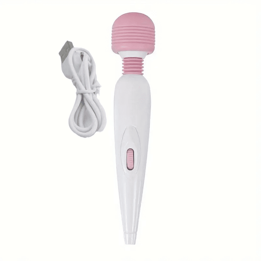 Powerful Rechargeable AV Stick Vibrator for Women with 360° Rotating Function