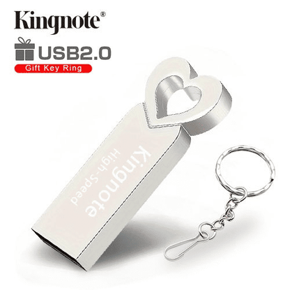 Kingnote High-Speed Metal USB 2.0 Flash Drive with Dual OTG Adapters