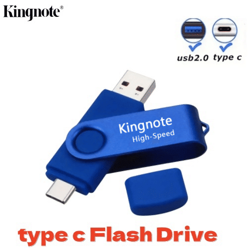 High-Speed USB-C OTG Flash Drive, Dual Connector for Phone & PC, 32GB/64GB