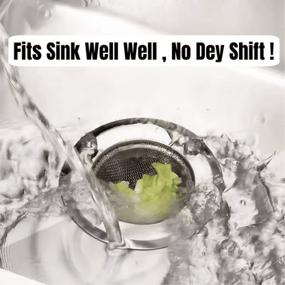 Premium Stainless Steel Sink Strainer Filter, 2-Pack Durable Kitchen Drain Stopper