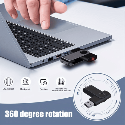 Bensoo High-Speed Metal USB Flash Drive: Portable Shockproof U Disk for Computers