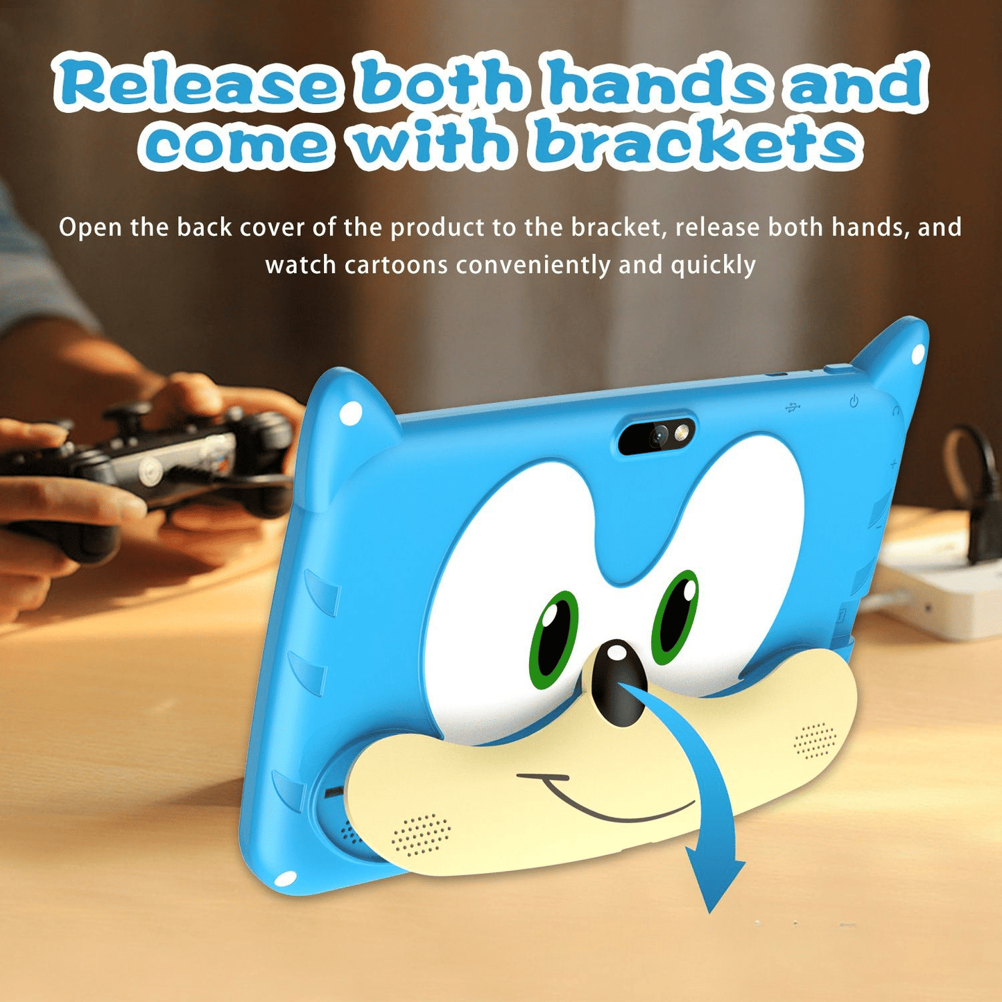 ZPL-Kids 7-inch Android 7 Tablet: 64GB Storage, 4GB RAM, 4000mAh Battery