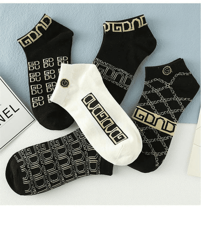 Men's 5-Pack Ultra-Thin Breathable Low-Cut Socks: Anti-Odor, Moisture-Wicking, Lightweight Comfort