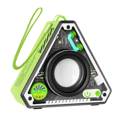 Magnetic Portable Bluetooth 5.3 Speaker: Deep Bass, LED Light, Wireless Audio