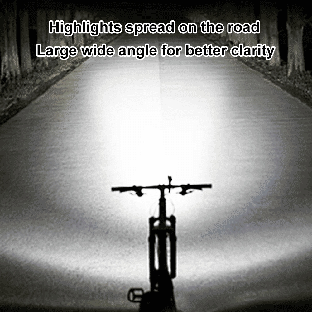 USB Rechargeable Cycling Headlight: Waterproof, High Brightness, Safety Bike Front Lamp