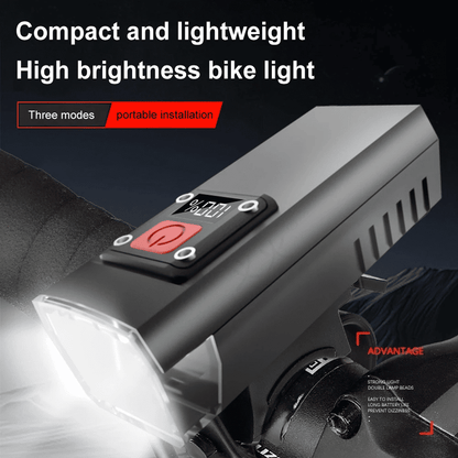 USB Rechargeable Cycling Headlight: Waterproof, High Brightness, Safety Bike Front Lamp
