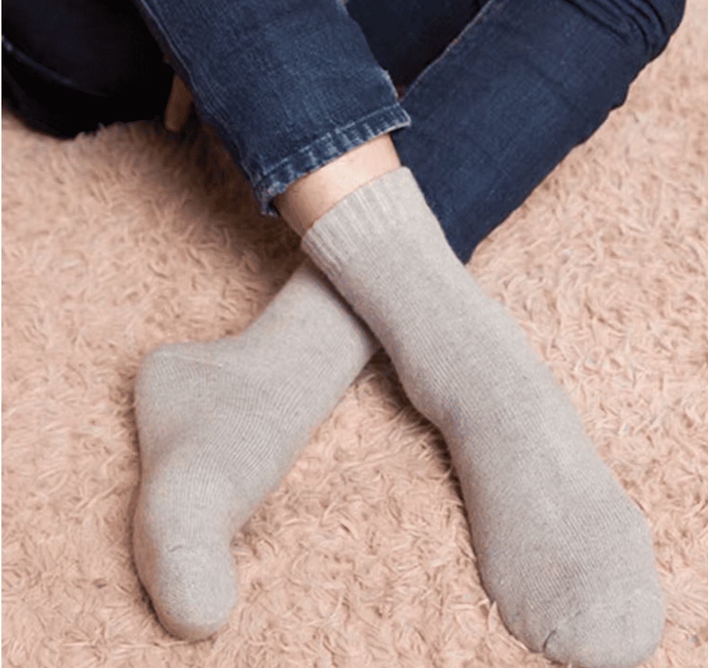 Men's Premium Thick Woolen Mid-Tube Winter Socks: Warm, Breathable, Soft, Cold Weather Comfort